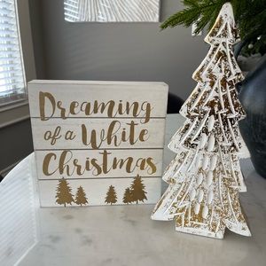 Christmas Decor Sign + Tree